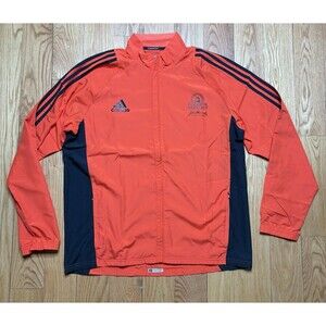 Boston Marathon Adidas Jacket 2012 Mens Large Windbreaker Full Zip John Hancock